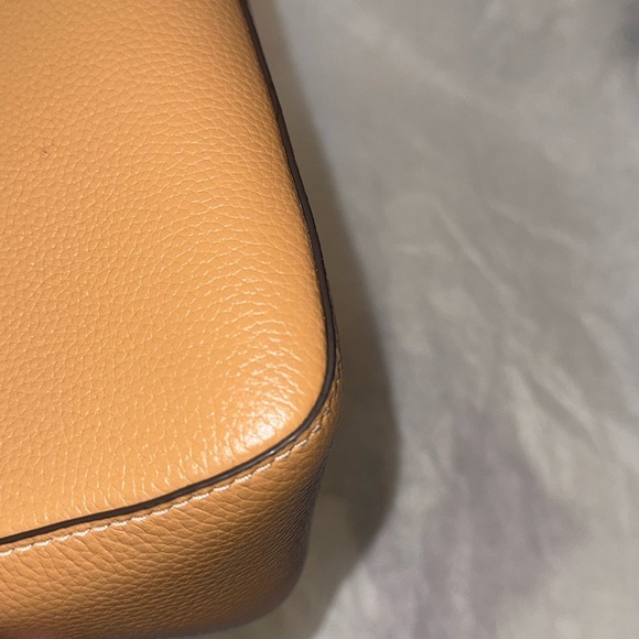 Tory Burch Camel Tory Burch McGraw Wedge Shoulder Bag - Picture 14 of 16